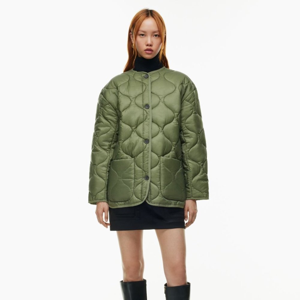 NWOT: Aritzia Babaton Evergreen Quilted Jacket
